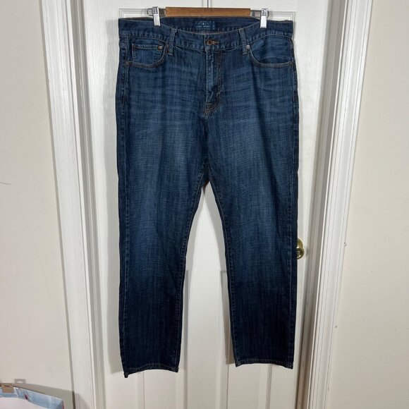 Lucky Brand Denim Blue Jeans Size‎ 38X32 Straight Leg 221 Original Straight - Picture 5 of 6
